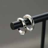 Round Hoop Earrings Punk Rock Hip-hop Style Men Women Party Jewelry