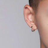 Round Hoop Earrings Punk Rock Hip-hop Style Men Women Party Jewelry