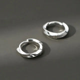 Round Hoop Earrings Punk Rock Hip-hop Style Men Women Party Jewelry