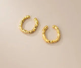 925 Sterling Silver Clip-On Cuff Earrings C-G9162