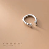 925 Sterling Silver Polished Clip On Cuff Earrings Ear-Bone C-G8413