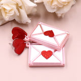 Heart Envelope Acrylic Earrings Valentine Gift