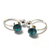 Crystal Rhinestone Clip-On U Body Ear Cuff Stud Earring
