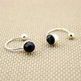 Crystal Rhinestone Clip-On U Body Ear Cuff Stud Earring