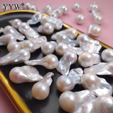 1pc 15-20mm Baroque Freshwater Pearl Beads AAAA No Hole DIY Necklace