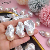 1pc 15-20mm Baroque Freshwater Pearl Beads AAAA No Hole DIY Necklace