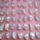 1pc 15-20mm Baroque Freshwater Pearl Beads AAAA No Hole DIY Necklace
