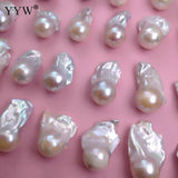 1pc 15-20mm Baroque Freshwater Pearl Beads AAAA No Hole DIY Necklace