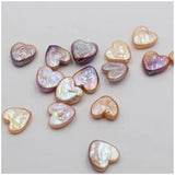 15mm Shining Pink Purple Pearl Bead No Hole Irregular Shape Lovely Baroque Pearl