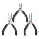 Jewelry Pliers DIY Tools Set Nose Plier Side Wire Cutter Carbon-Hardened Steel