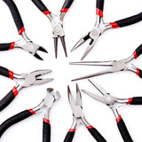 Jewelry Pliers DIY Tools Set Nose Plier Side Wire Cutter Carbon-Hardened Steel