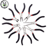 Jewelry Pliers DIY Tools Set Nose Plier Side Wire Cutter Carbon-Hardened Steel