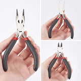 Jewelry Pliers DIY Tools Set Nose Plier Side Wire Cutter Carbon-Hardened Steel