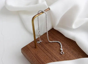 925 Silver White/Gold Starry Sky Bracelet 15.5cm+3cm