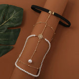 Silver Leg Chain Multi-layer Thigh Chain Boho Body Chain Jewelry
