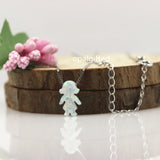 Synthetic Opal Necklace for Girls, Lovely Gift