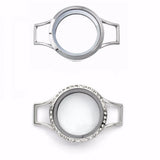 316L Stainless Steel Magnetic Closure Wrap Bracelet Locket
