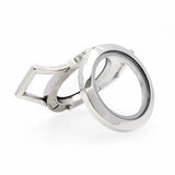316L Stainless Steel Magnetic Closure Wrap Bracelet Locket