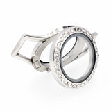 316L Stainless Steel Magnetic Closure Wrap Bracelet Locket