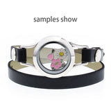 316L Stainless Steel Magnetic Closure Wrap Bracelet Locket