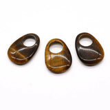 Natural Stone Egg Shaped Oval Pendants in 9 Colors