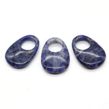 Natural Stone Egg Shaped Oval Pendants in 9 Colors