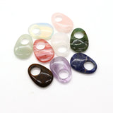 Natural Stone Egg Shaped Oval Pendants in 9 Colors