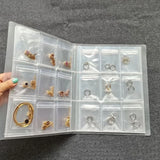 1pc Transparent Jewellery Storage Bag 3/4/9 Grids Protective Container