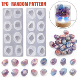 Irregular Geometric Stone Silicone Mold Epoxy Resin Molds for DIY Jewelry Crafts