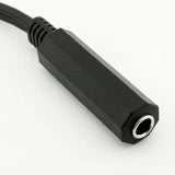 6.35mm Stereo Female to 2 Dual 6.35mm Mono Male Y Splitter Cable