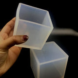 65mm Clear Silicone Mold Cube charms Resin Silicone Mould DIY Jewelry
