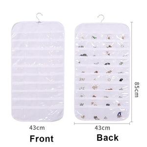 80 Pocket Hanging Jewelry Organizer for Women
