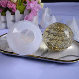 Large Transparent Crystal Ball Silicone Mould for Resin DIY Crafts