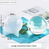 Large Transparent Crystal Ball Silicone Mould for Resin DIY Crafts