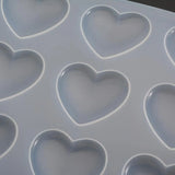 9-Cavity Silicone Heart Shape Mold for DIY Pendant Necklace