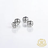 925 Sterling Silver 6mm Spacer Beads for DIY Bracelet Making Jewelry Finding