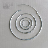 925 Sterling Silver Circle Earring Hook DIY Earring Making Fine Jewelry Finding