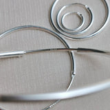 925 Sterling Silver Circle Earring Hook DIY Earring Making Fine Jewelry Finding
