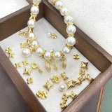 925 Sterling Silver Star Charm Spacer Beads for Jewelry Making