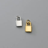 925 Silver Lock Charm Pendant for DIY Jewelry Making