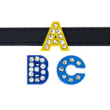 1pc A-Z Full Rhinestone Slide Letters for Bracelet DIY Jewelry Making