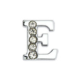 1pc A-Z 8mm Half Crystal Slide Letters Charms DIY Bracelet Wristband Pet Collar
