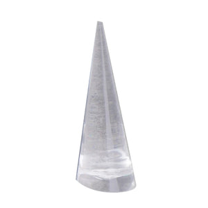 Acrylic Finger Cone Ring Stand Jewelry Display Holder Organize