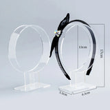Acrylic Headband Hairband Holder Jewelry Organizer Display Stand