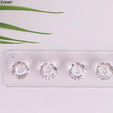 Adhesive Wall Hanging Jewelry Storage Holder Hooks Organizer