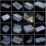 Adjustable 1-15 Grids Storage Box Jewelry Earring Holder Case