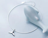 925 Sterling Silver Mermaid Anklet Bracelet GTLS876