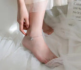 925 Sterling Silver Mermaid Anklet Bracelet GTLS876