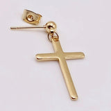 Cross Earring Titanium Steel Hipster Drop Earrings Punk Style