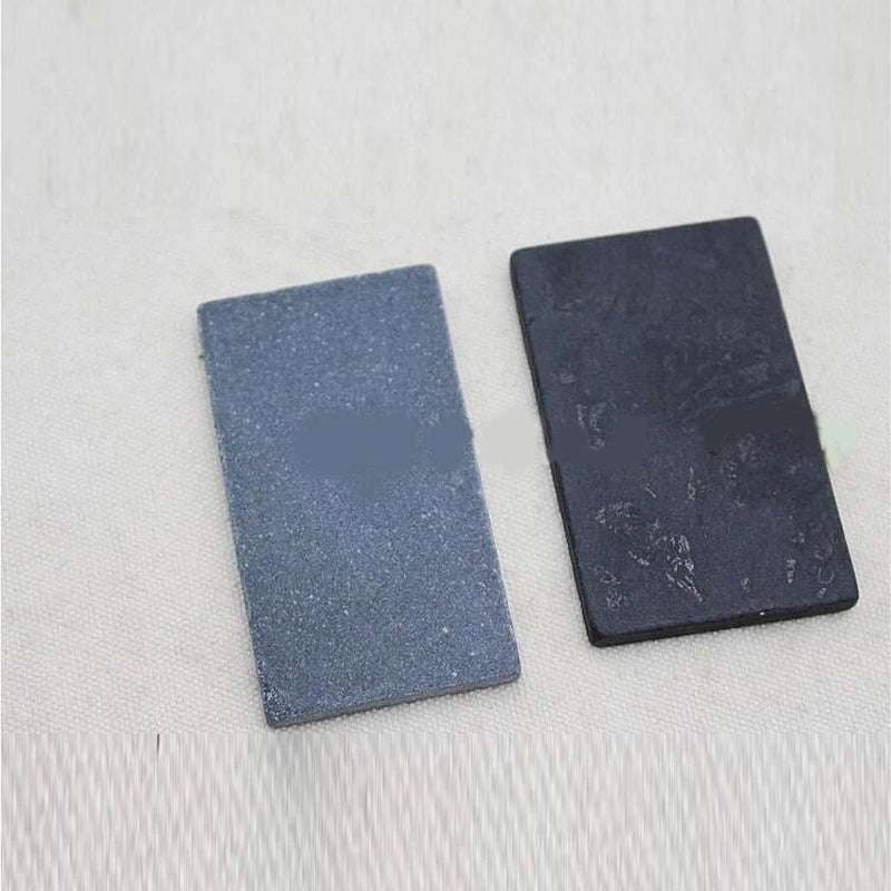 1pc Gray Test Stone Jewelry Detecting Testing Tools 77x46x7mm
